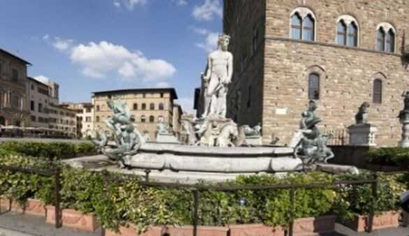 Neptun Brunnen in Florenz